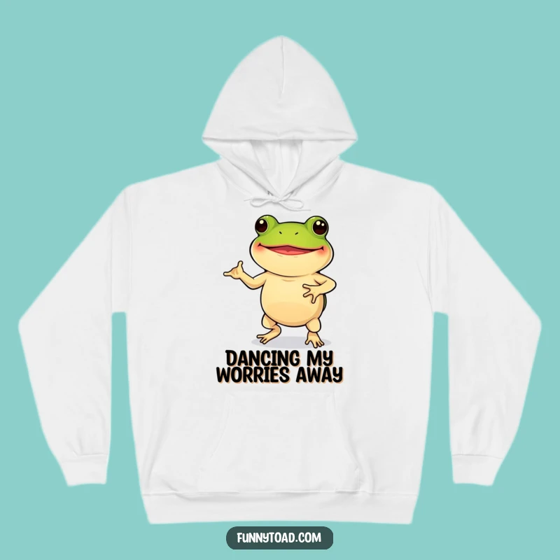Funny Toad Dancing Hoodie: Cozy and Hilarious Amphibian Wear